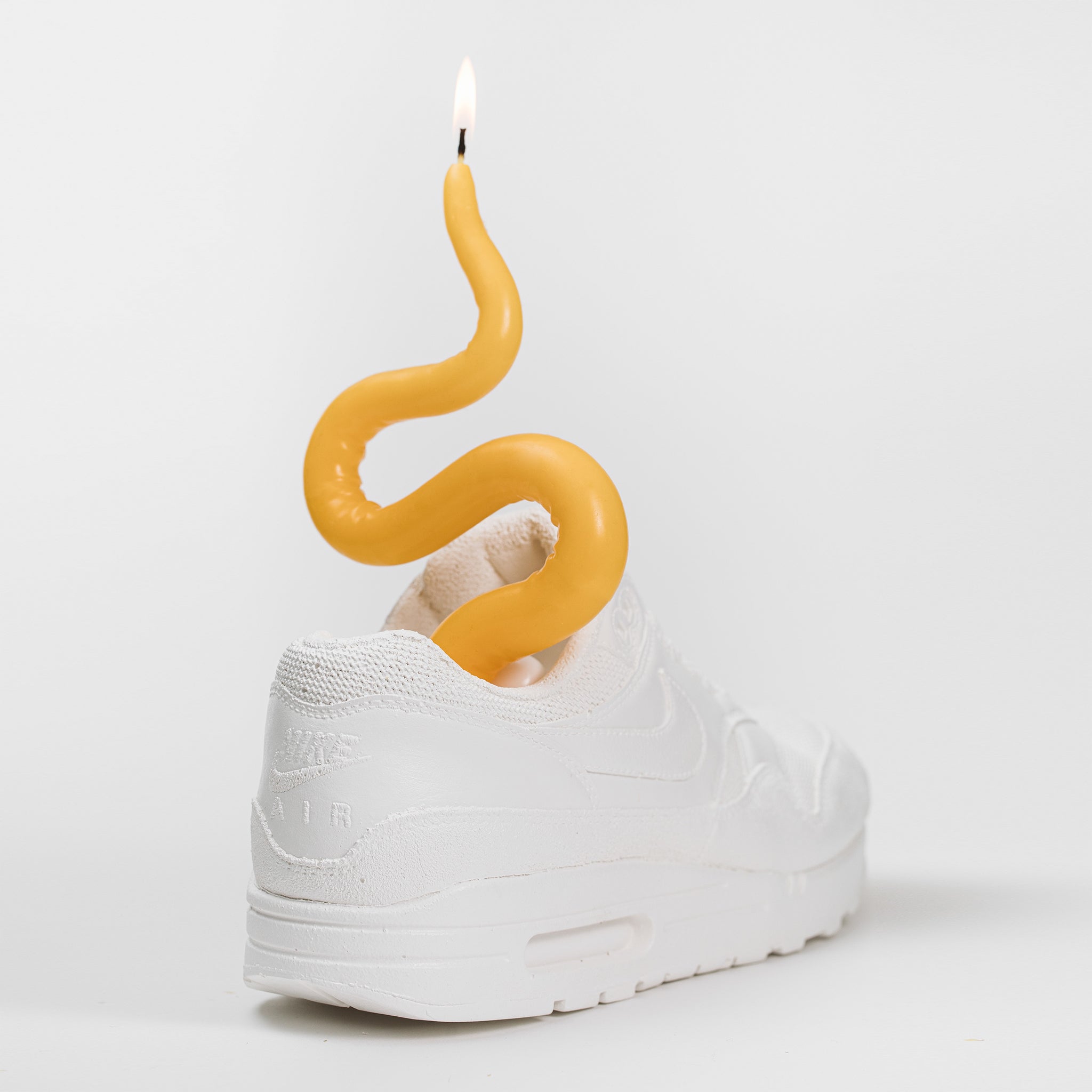 Nike sneaker candle holder