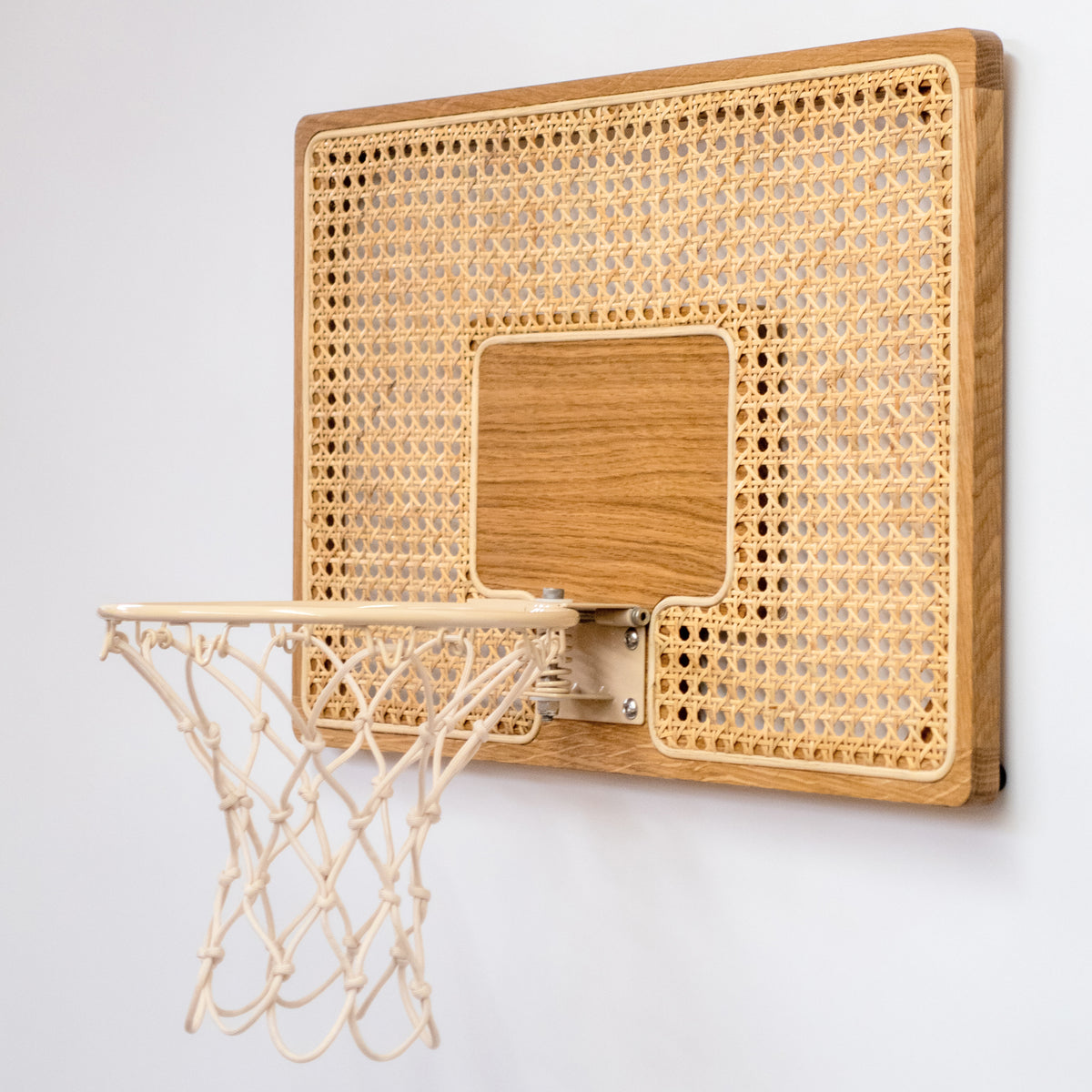 Rattan Mini Basketball Hoop