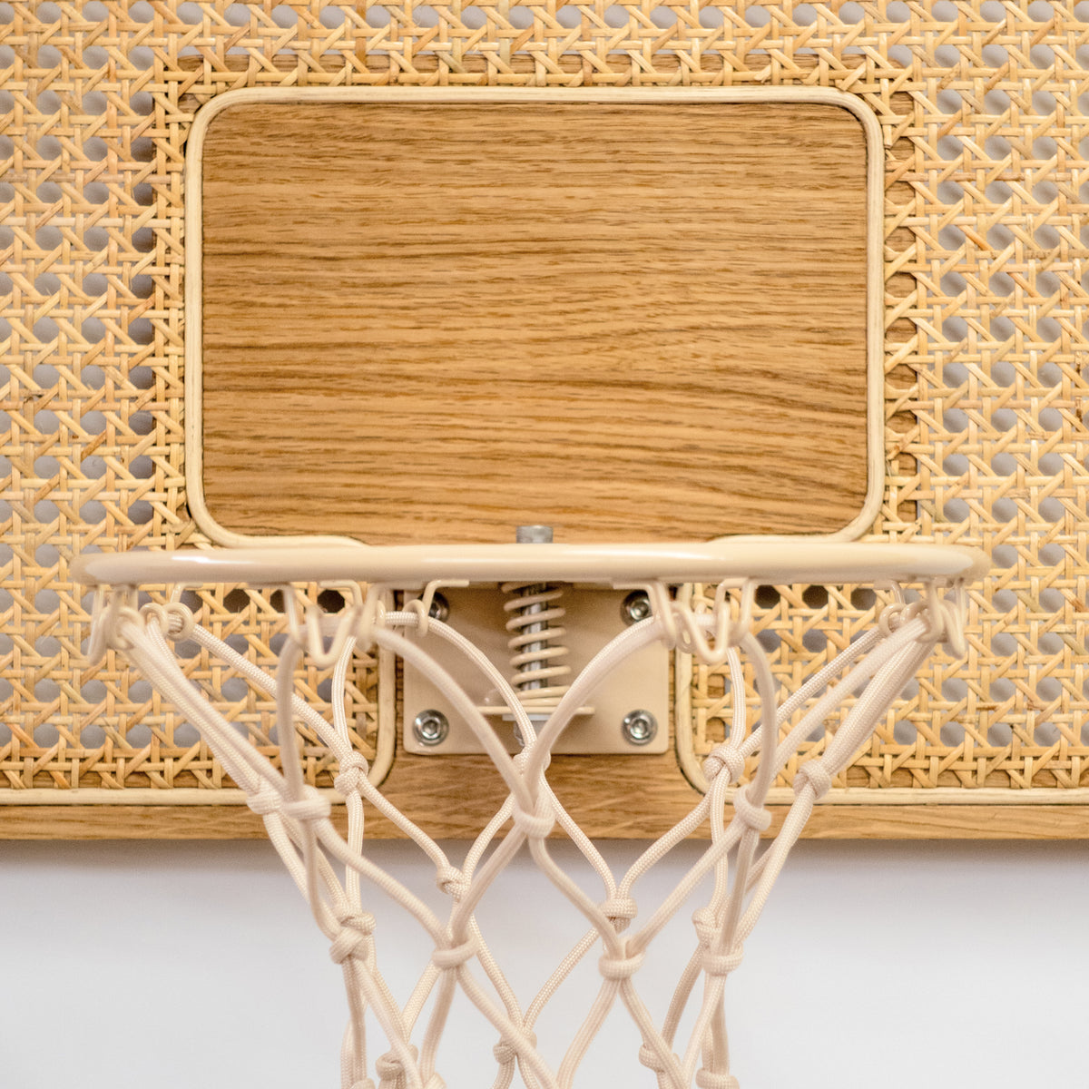 Rattan Mini Basketball Hoop
