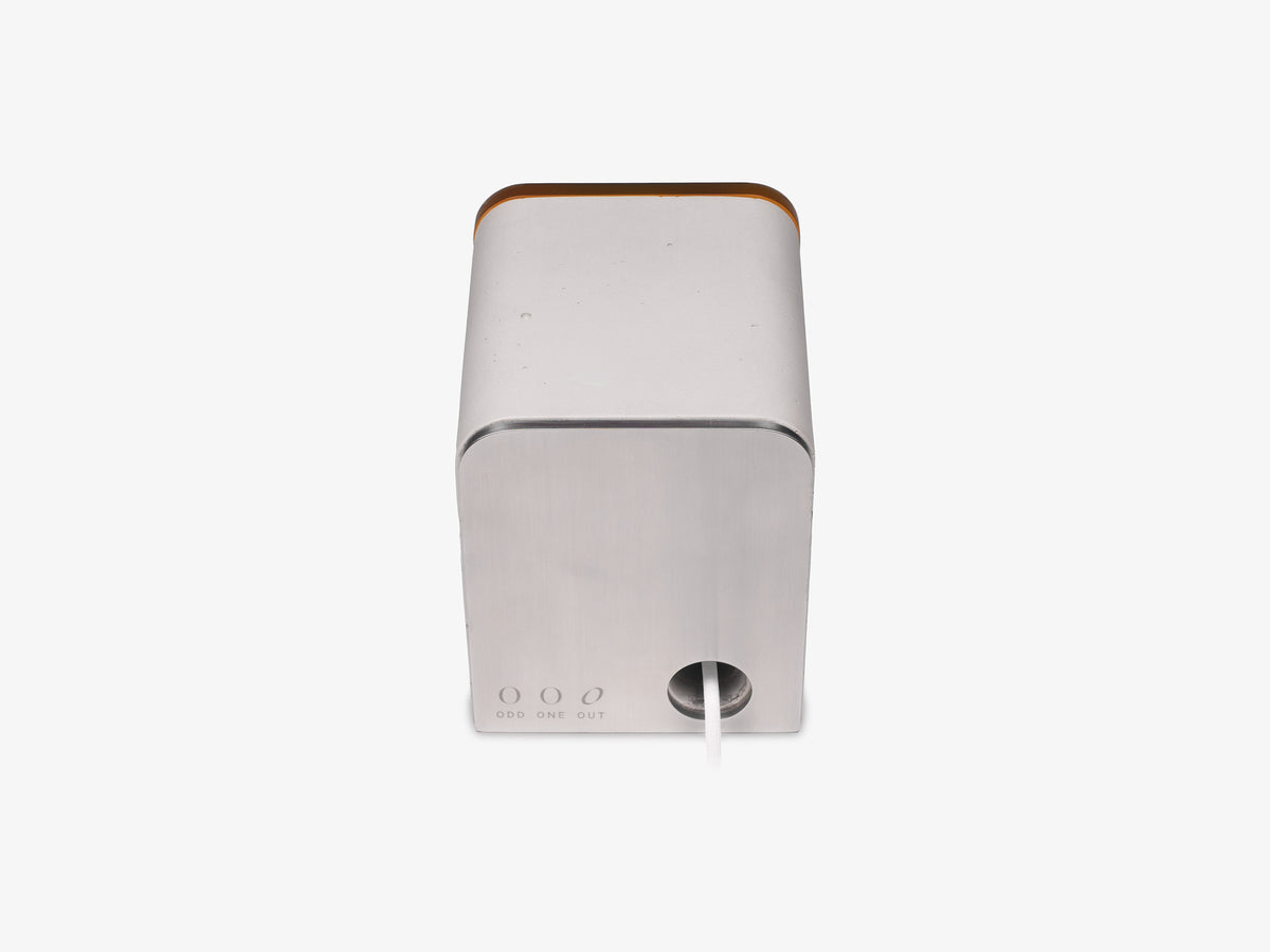 Tortoiseshell AirPod Pro Dock, with airpods, back view