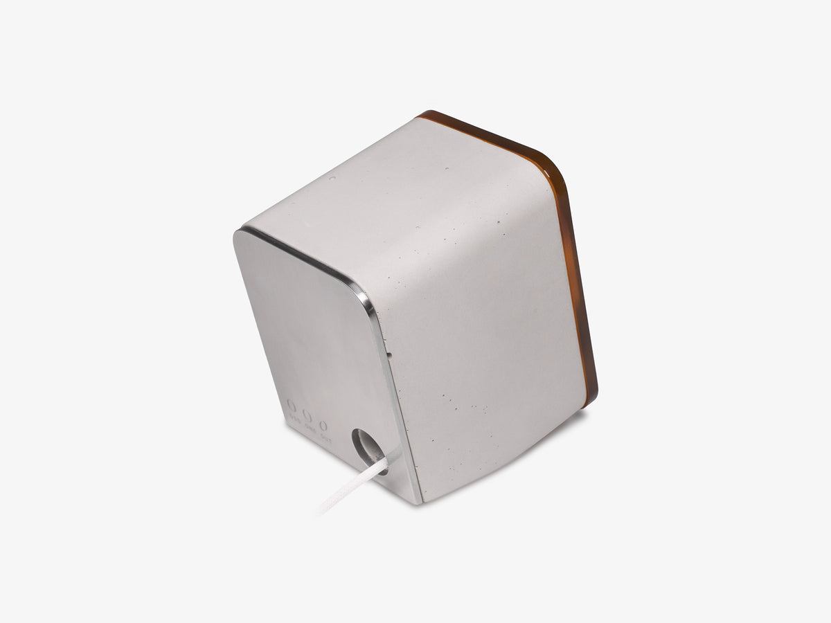 Tortoiseshell AirPod Pro Dock, object only, back-right view