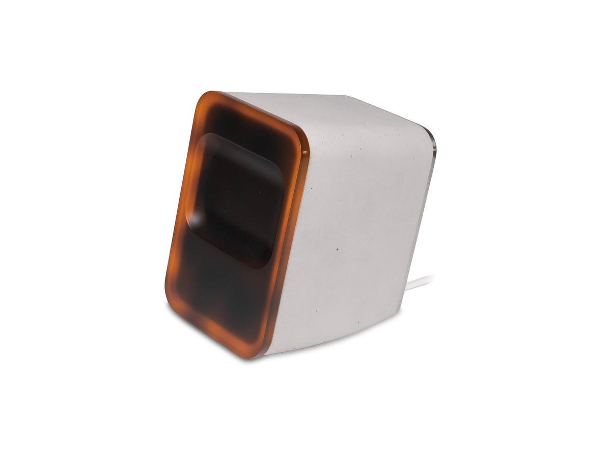 Tortoiseshell AirPod Pro Dock, charger only, front-left view
