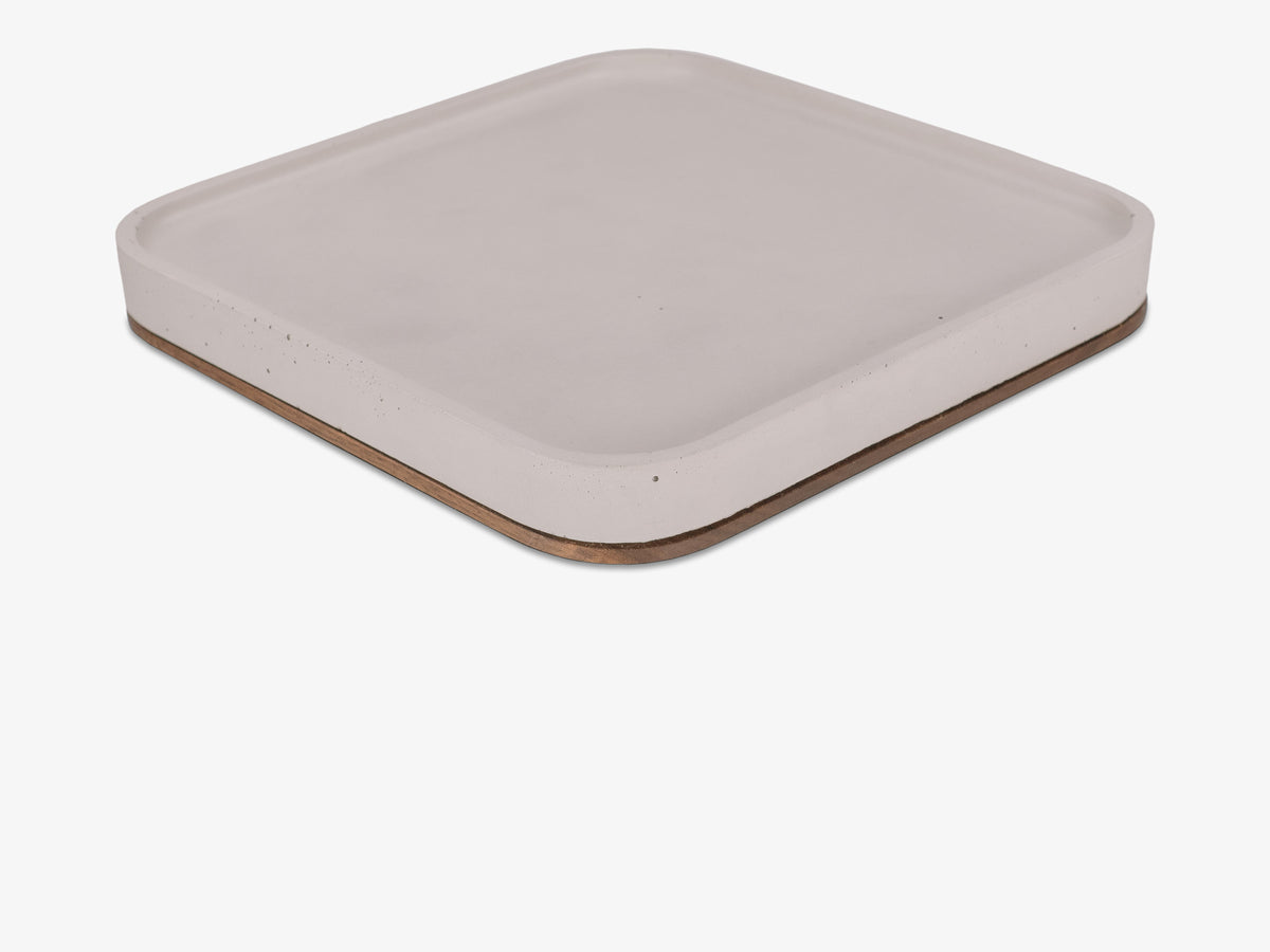 Walnut Mac Studio Tray, tray only, back-right view