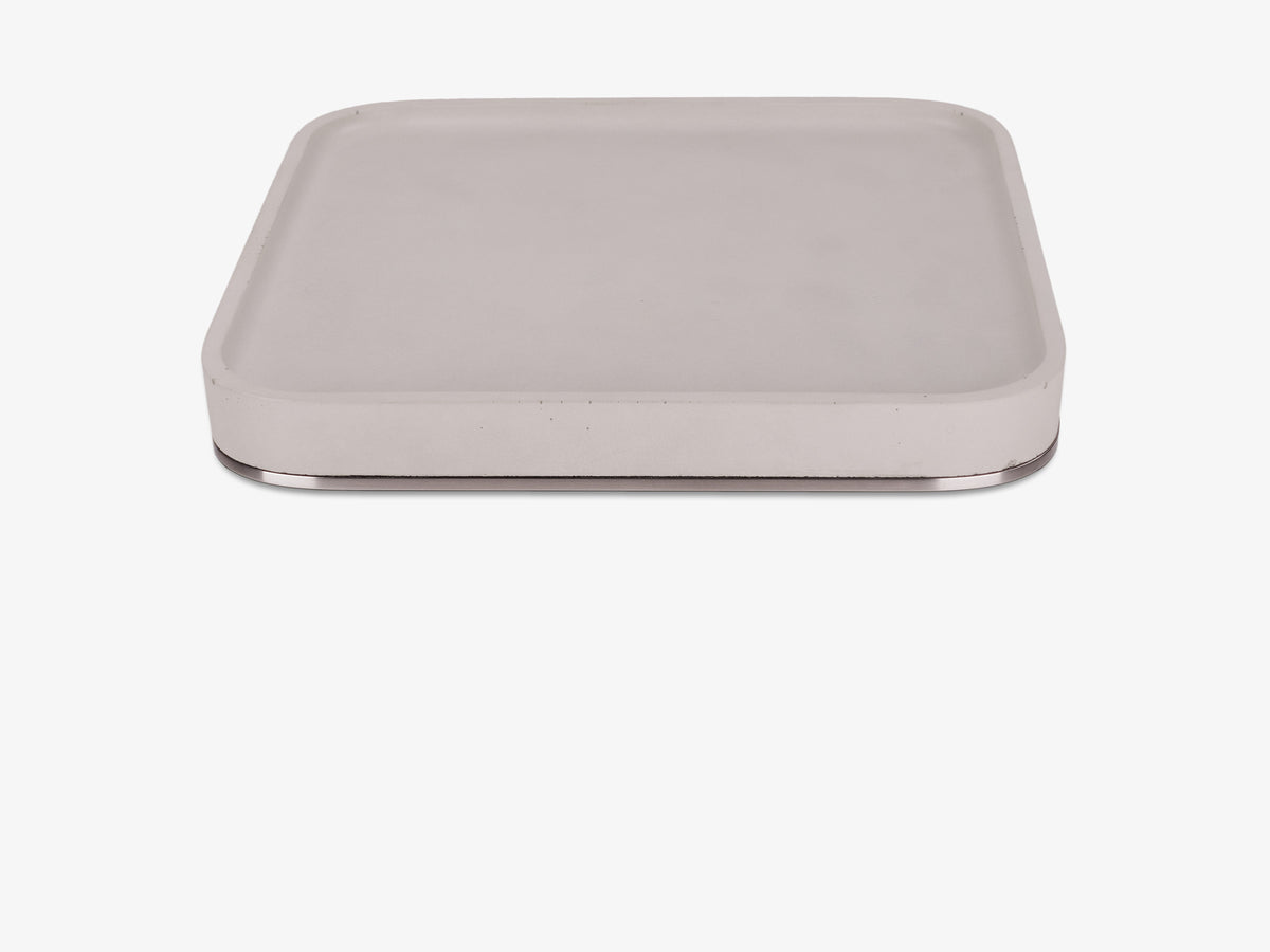 Stainless Steel Mac Studio Tray, object only, front view