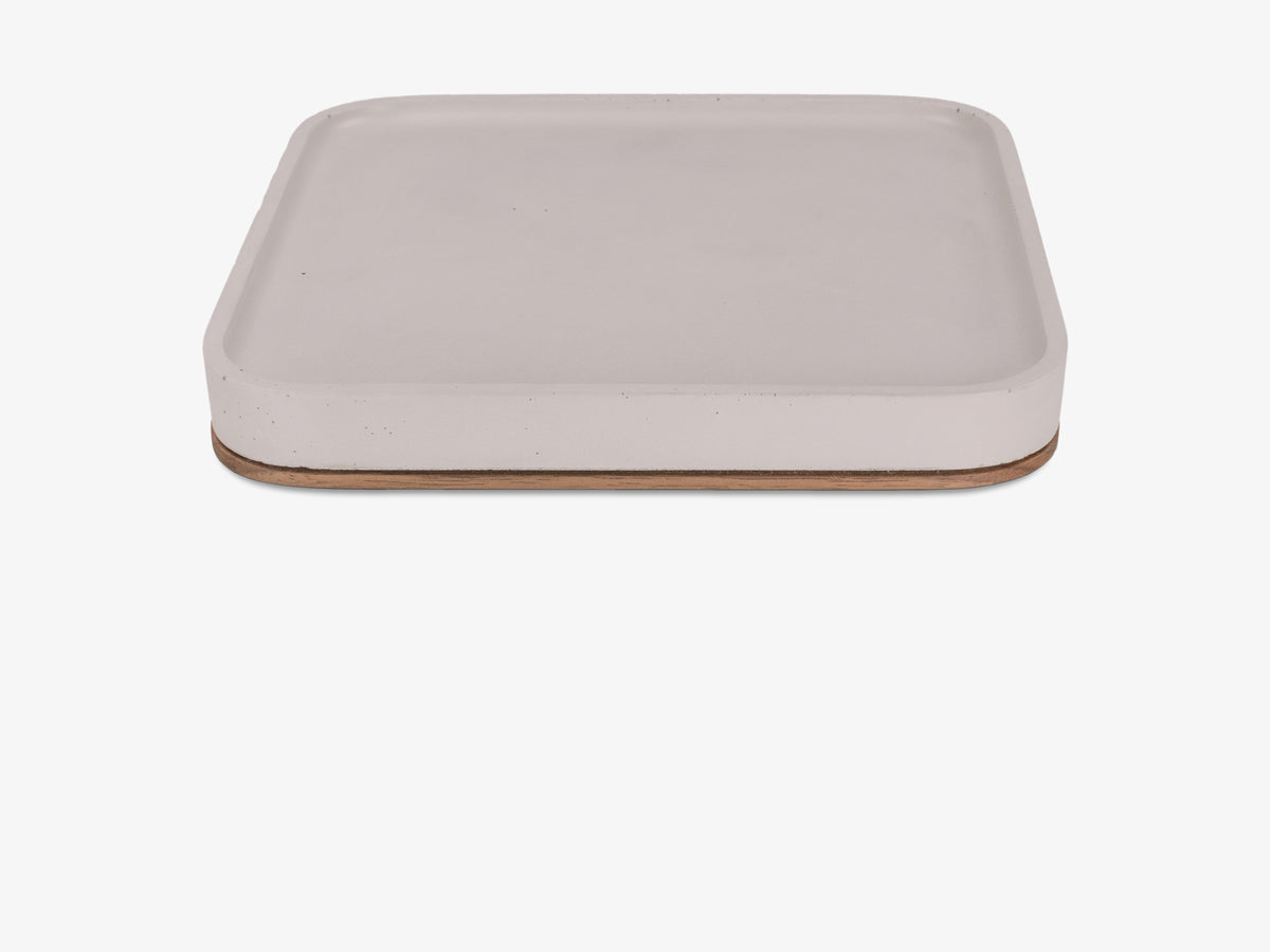 Walnut Mac Studio Tray, object only, front view