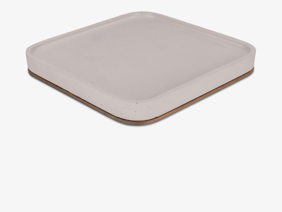 Walnut Mac Studio Tray, tray only, front-right view