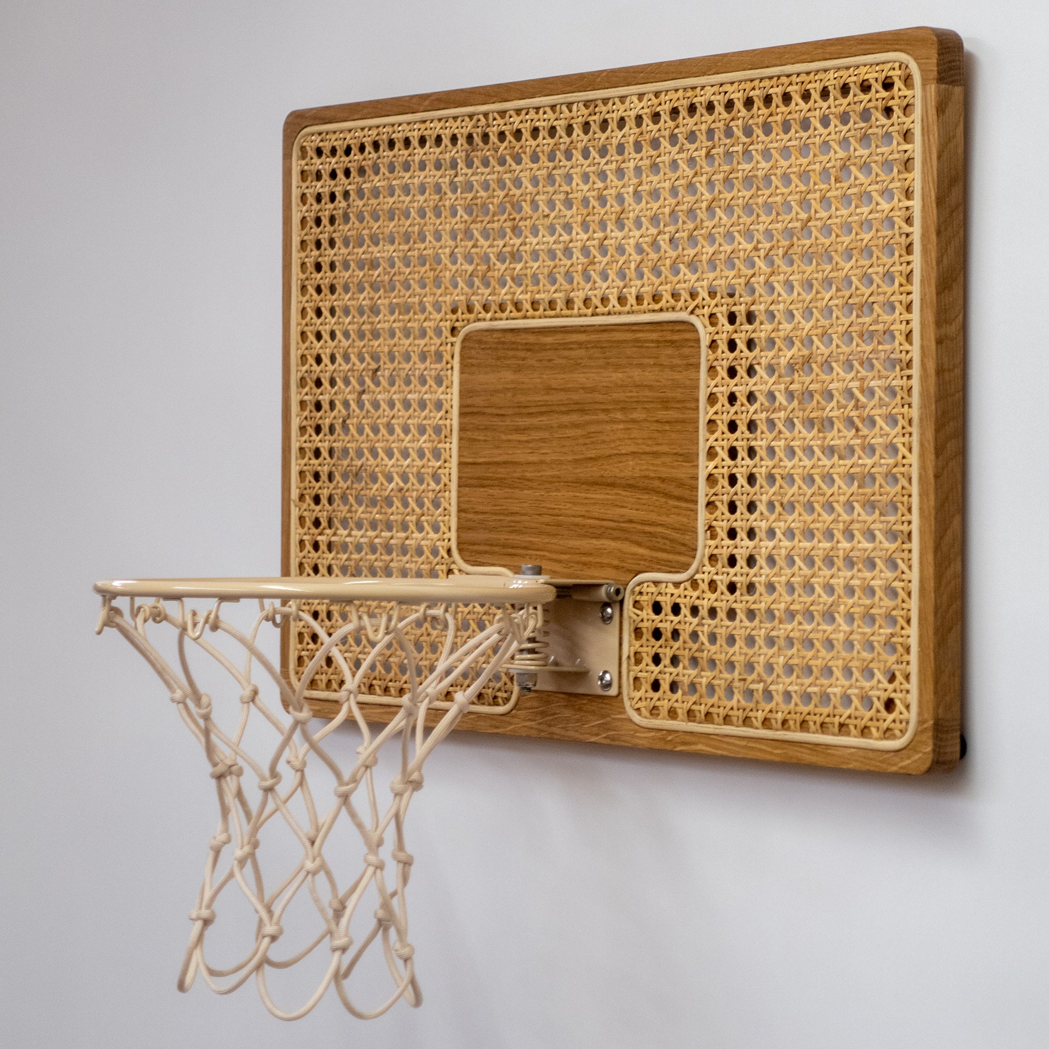 Rattan Mini Basketball Hoop