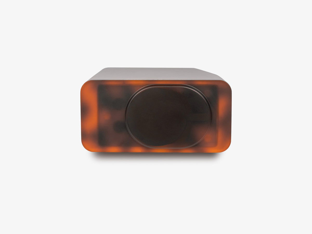 Tortoiseshell iPhone Dock, standby, charger only, front view