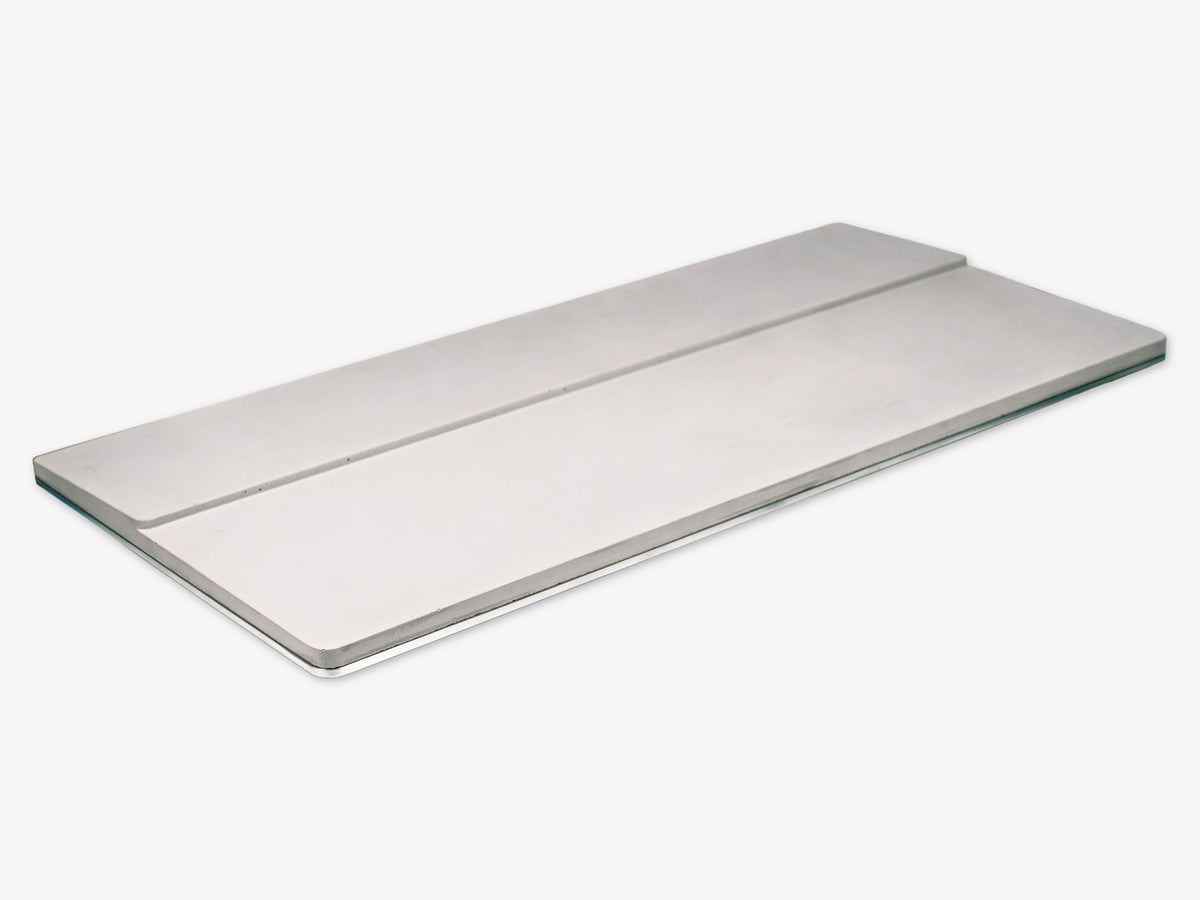 Concrete Numeric Keyboard Tray, tray only, back-left view