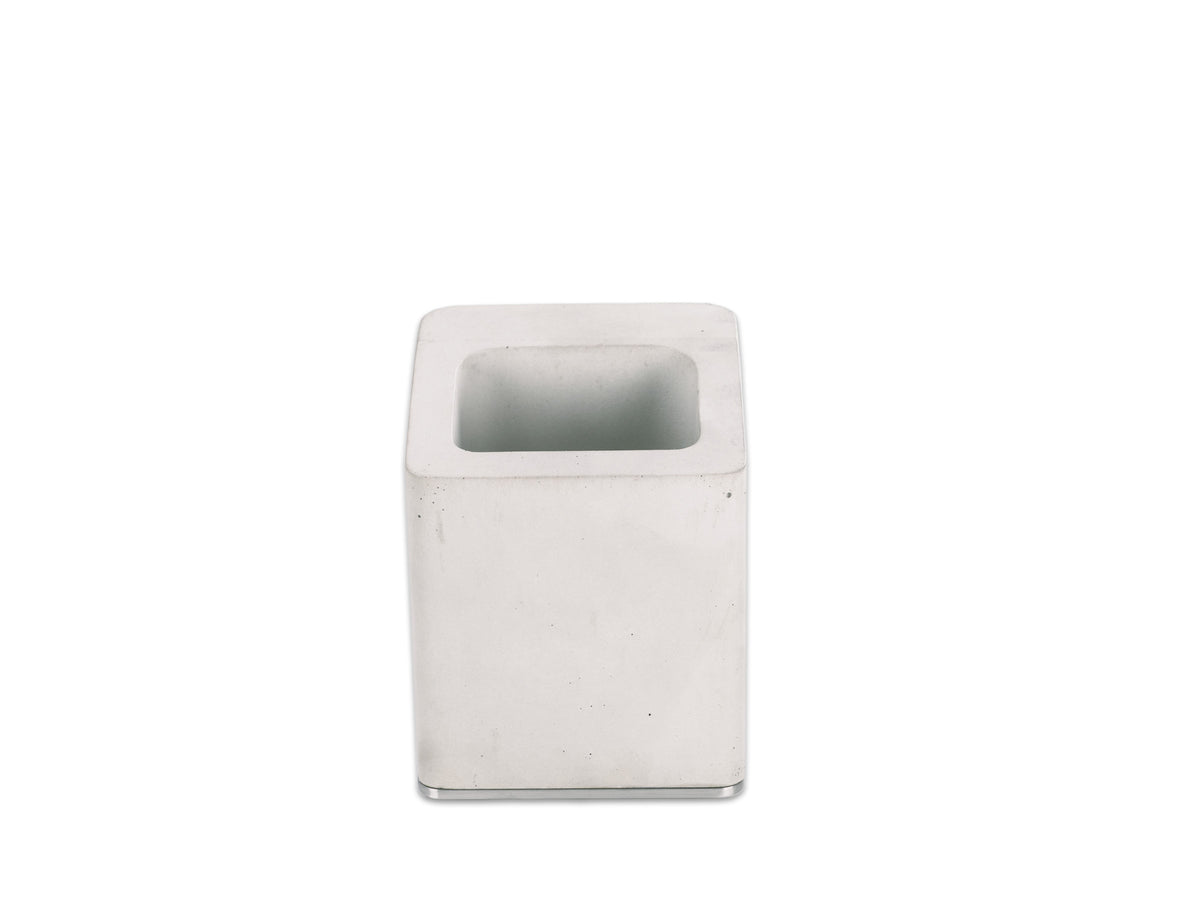 Stainless Steel Pen Cup, object only, front view