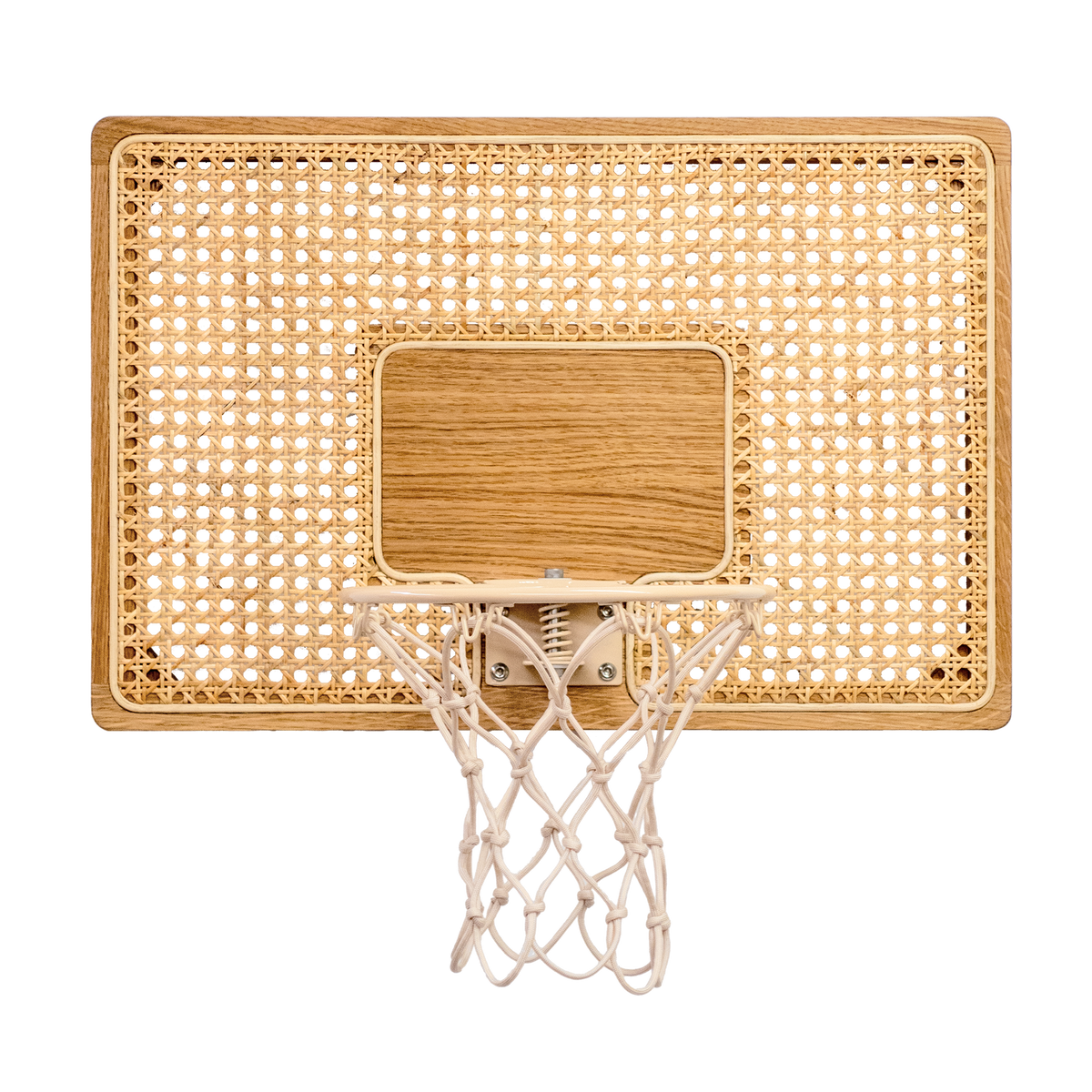 Rattan Mini Basketball Hoop