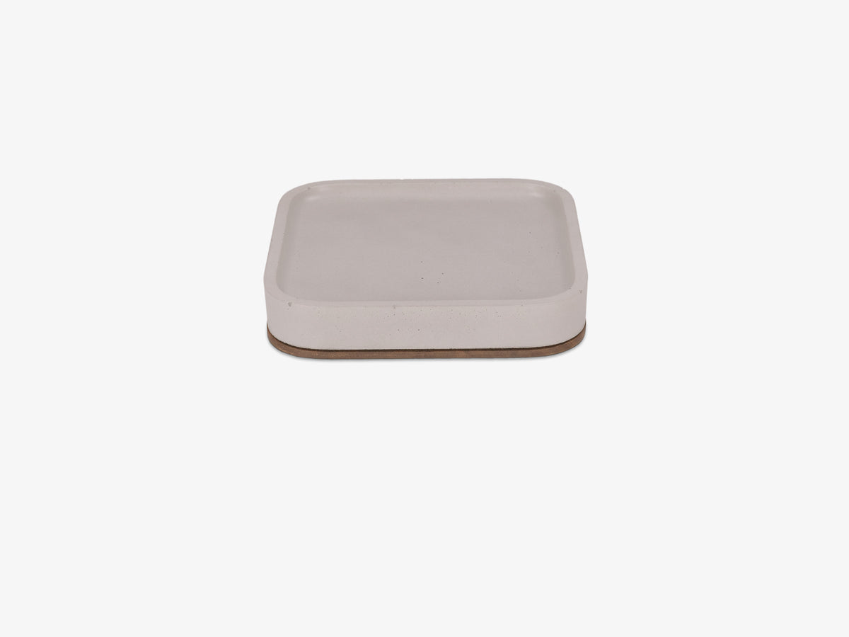 Walnut Mac Mini Tray, object only, right view