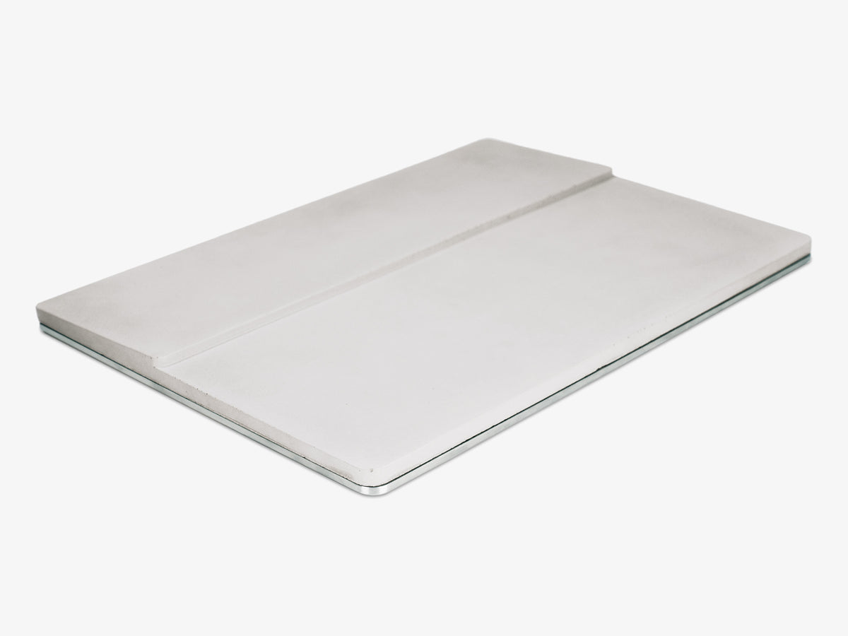 Concrete Standard Keyboard Tray, tray only, back-left view