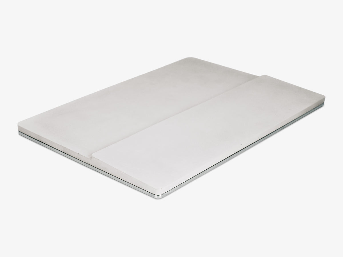 Concrete Standard Keyboard Tray, object only, front-right view