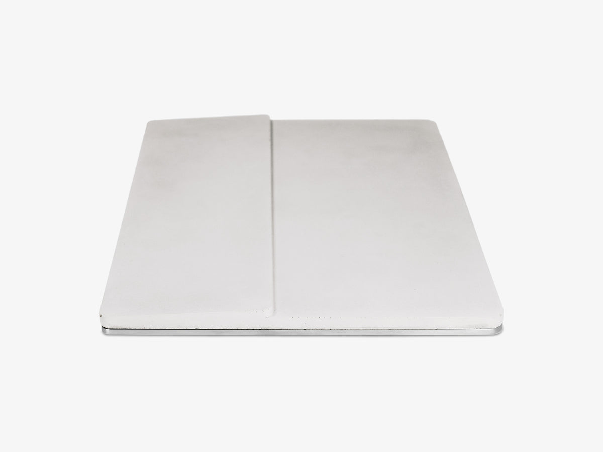 Concrete Standard Keyboard Tray, tray only, left view