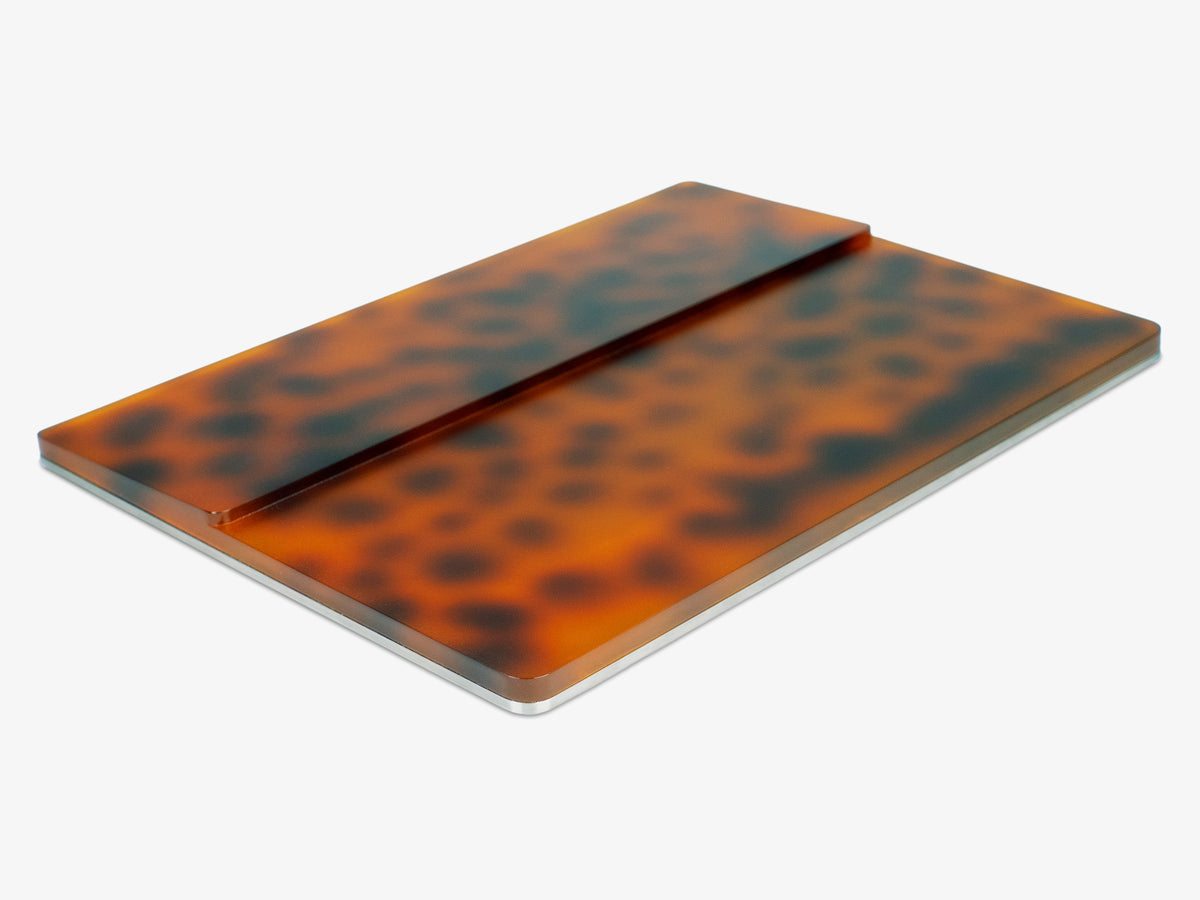 Tortoiseshell Standard Keyboard Tray, object only, back-left view