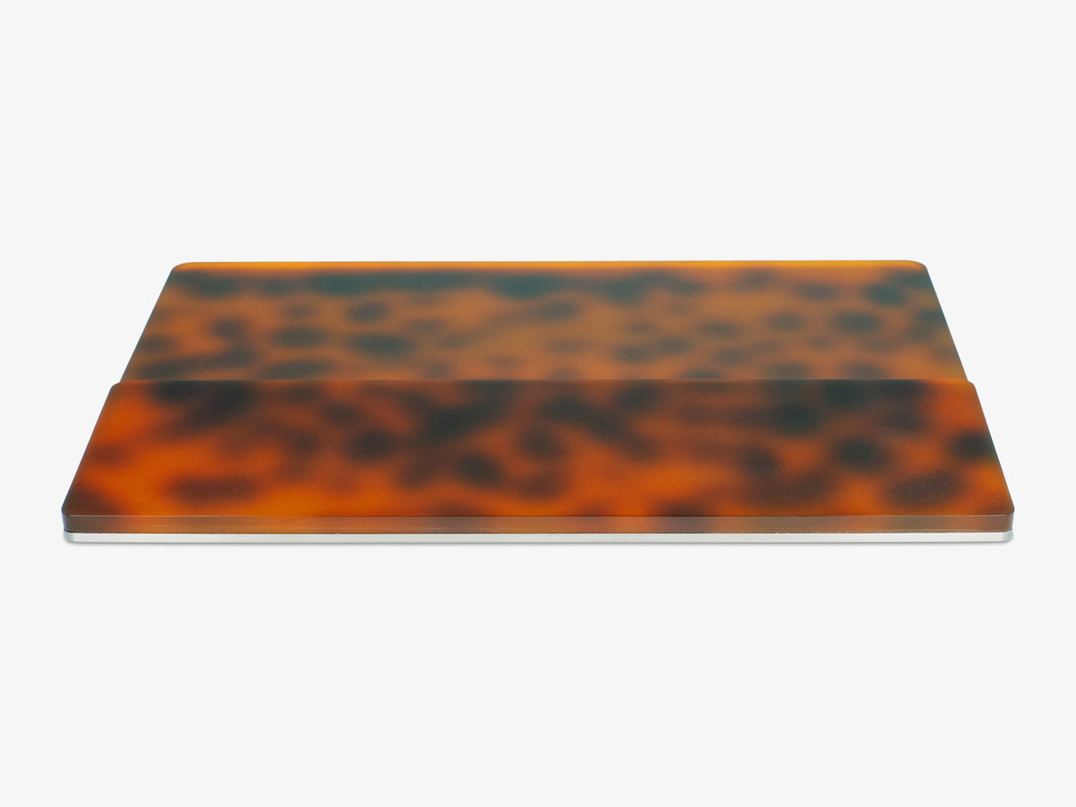 Tortoiseshell Standard Keyboard Tray, object only, front view