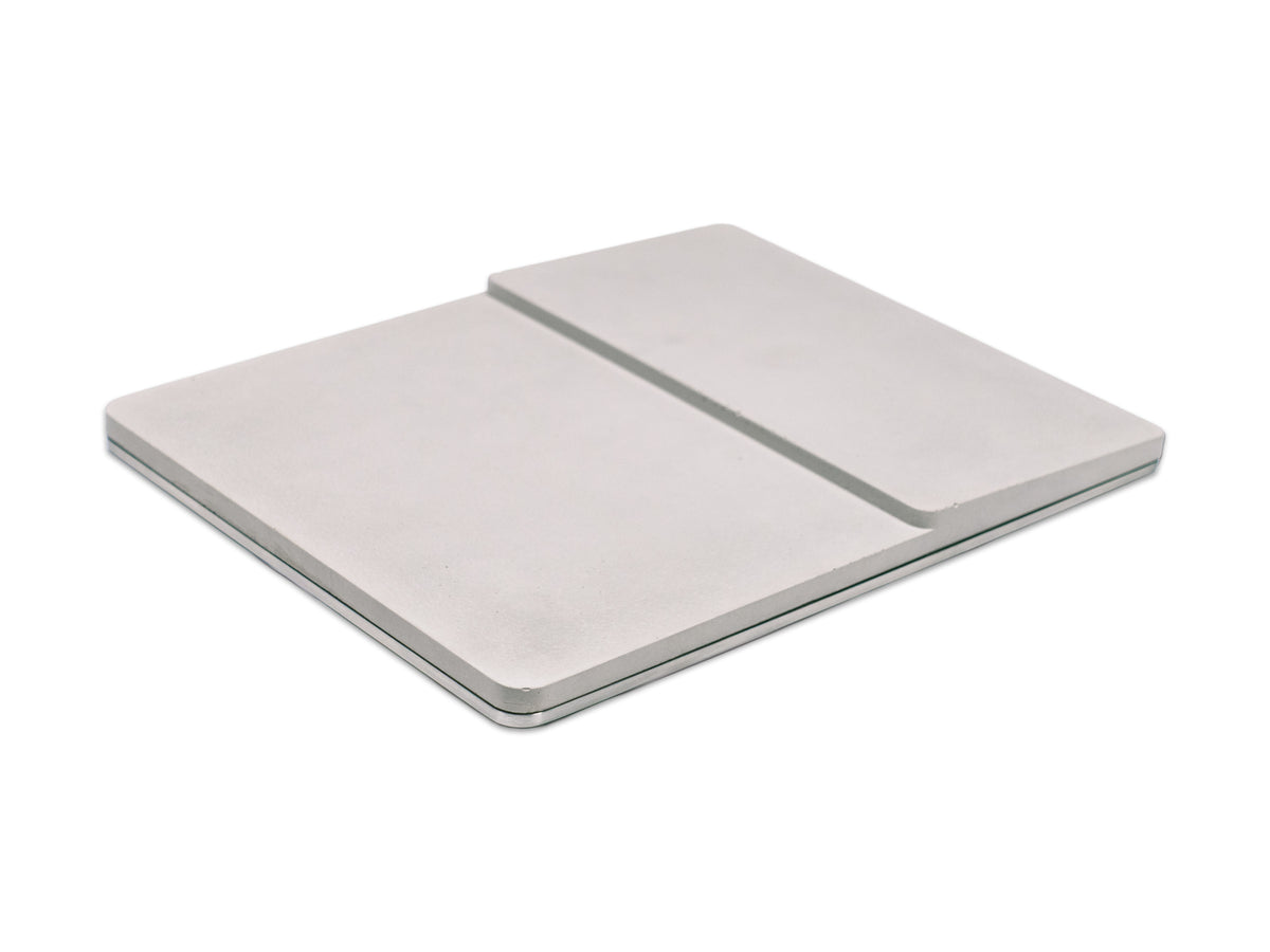 Concrete Trackpad Tray, tray only, back-right view