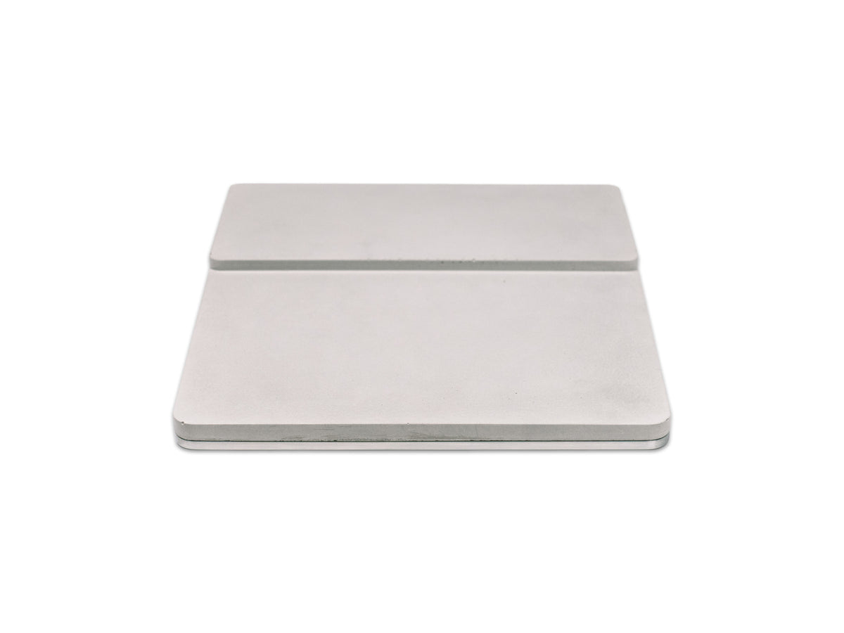 Concrete Trackpad Tray, tray only, back view