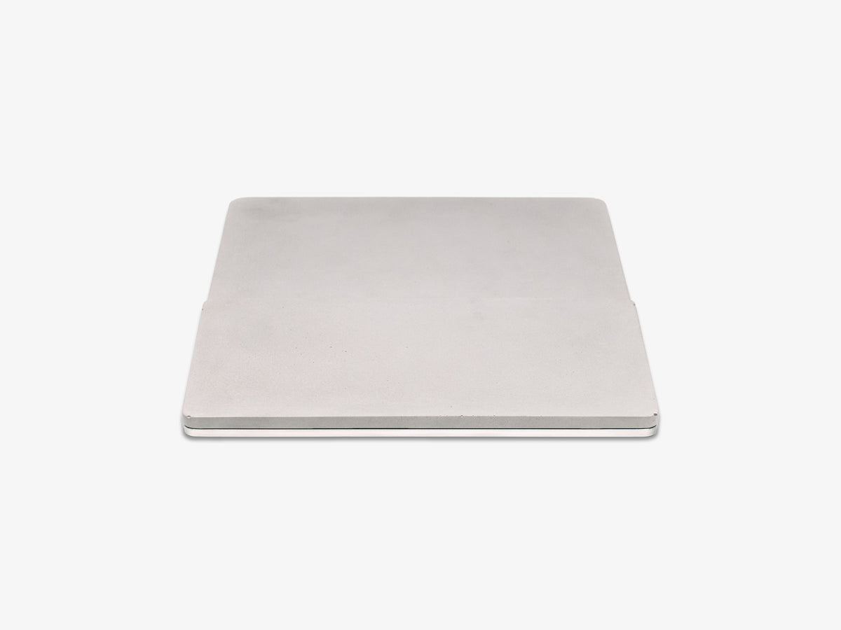 Concrete Trackpad Tray, object only, front view