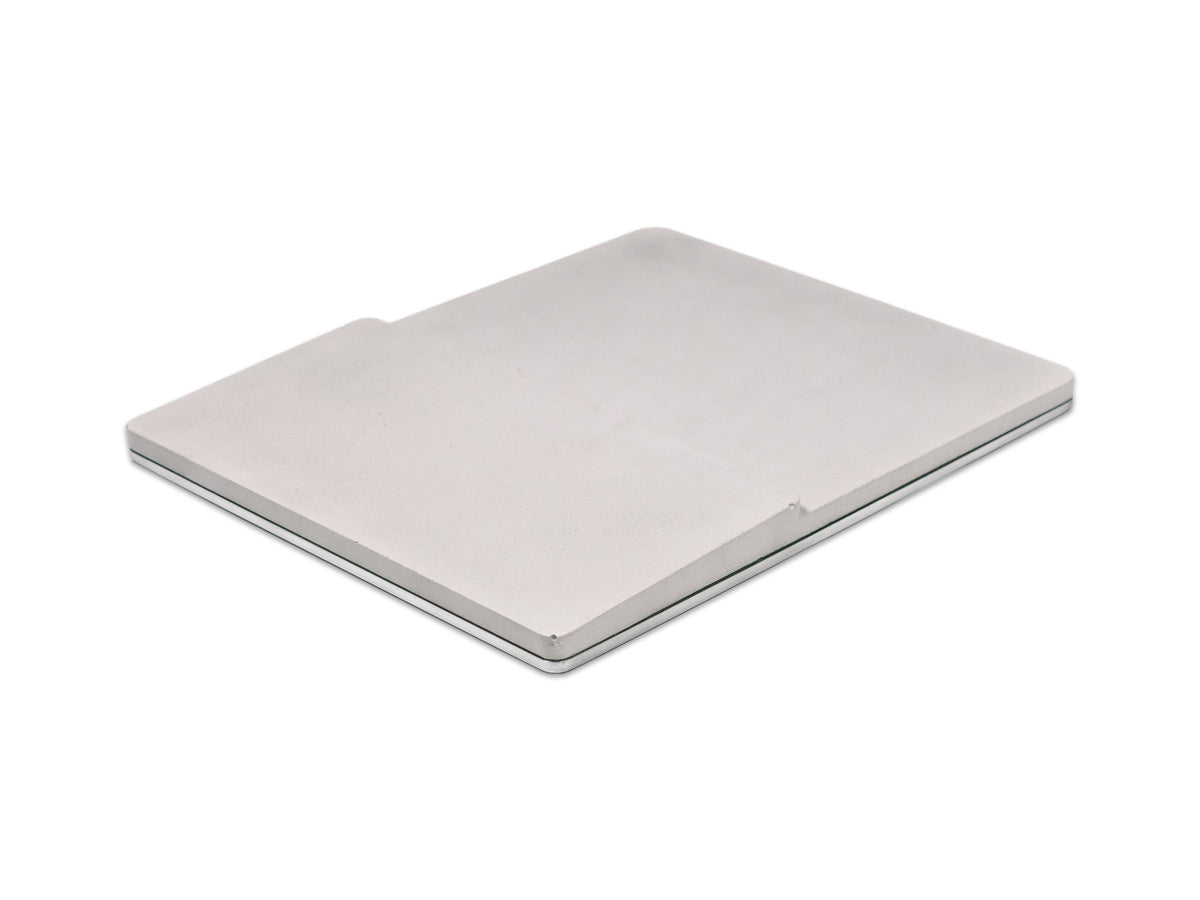 Concrete Trackpad Tray, tray only, front-left view
