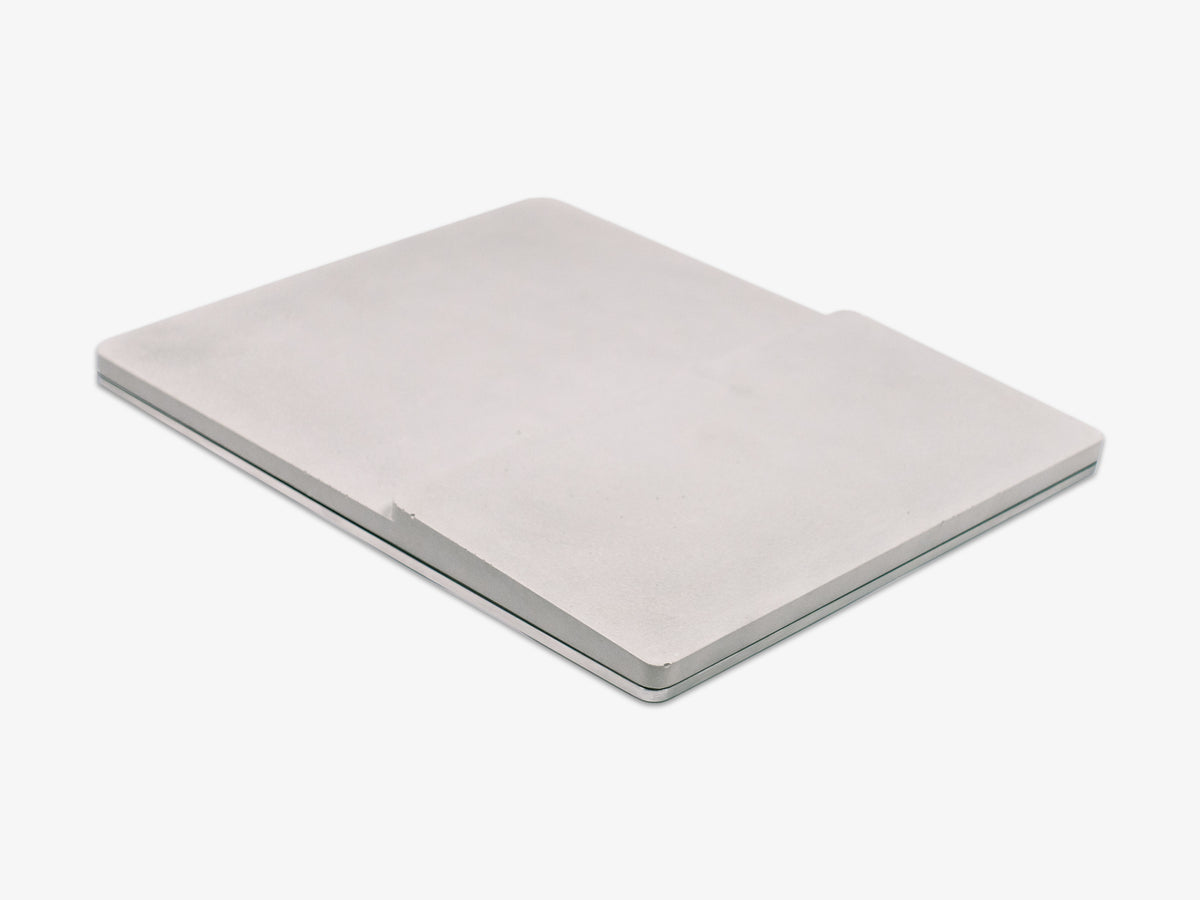 Concrete Trackpad Tray, tray only, front-right view