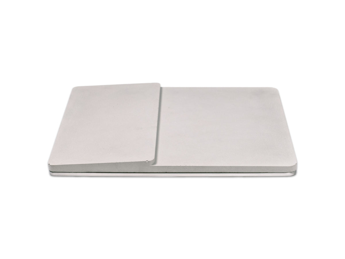 Concrete Trackpad Tray, tray only, left view