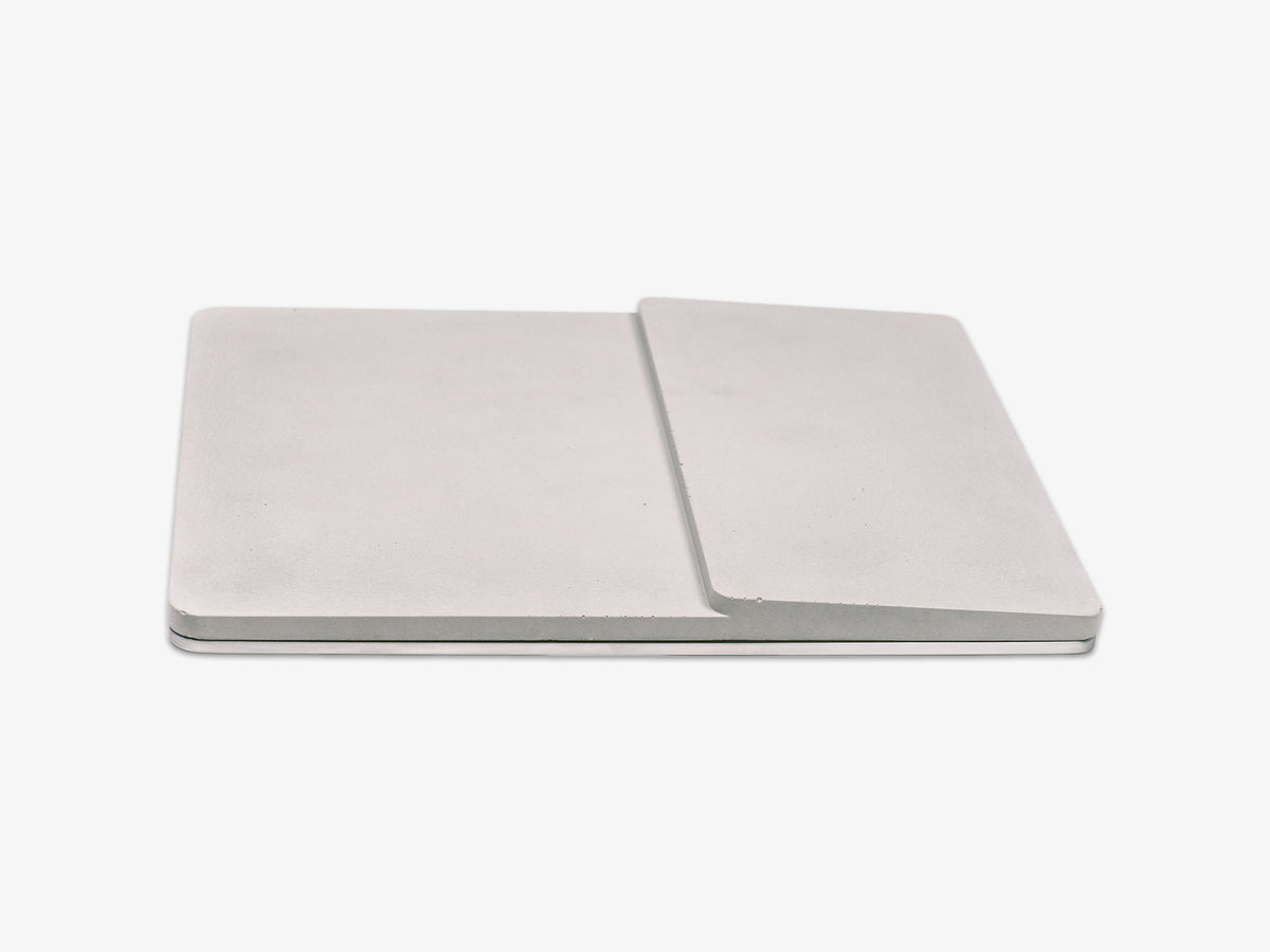 Concrete Trackpad Tray, tray only, right view