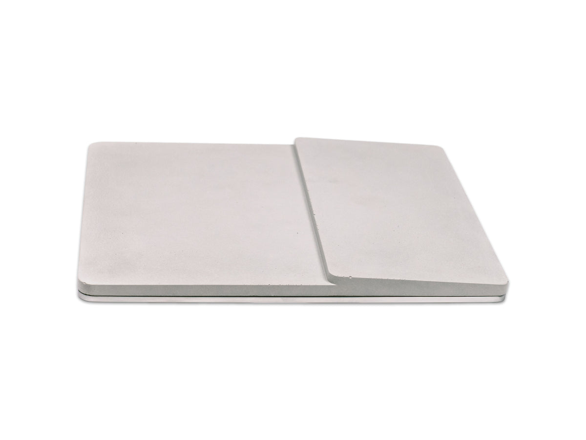 Concrete Trackpad Tray, tray only, right view
