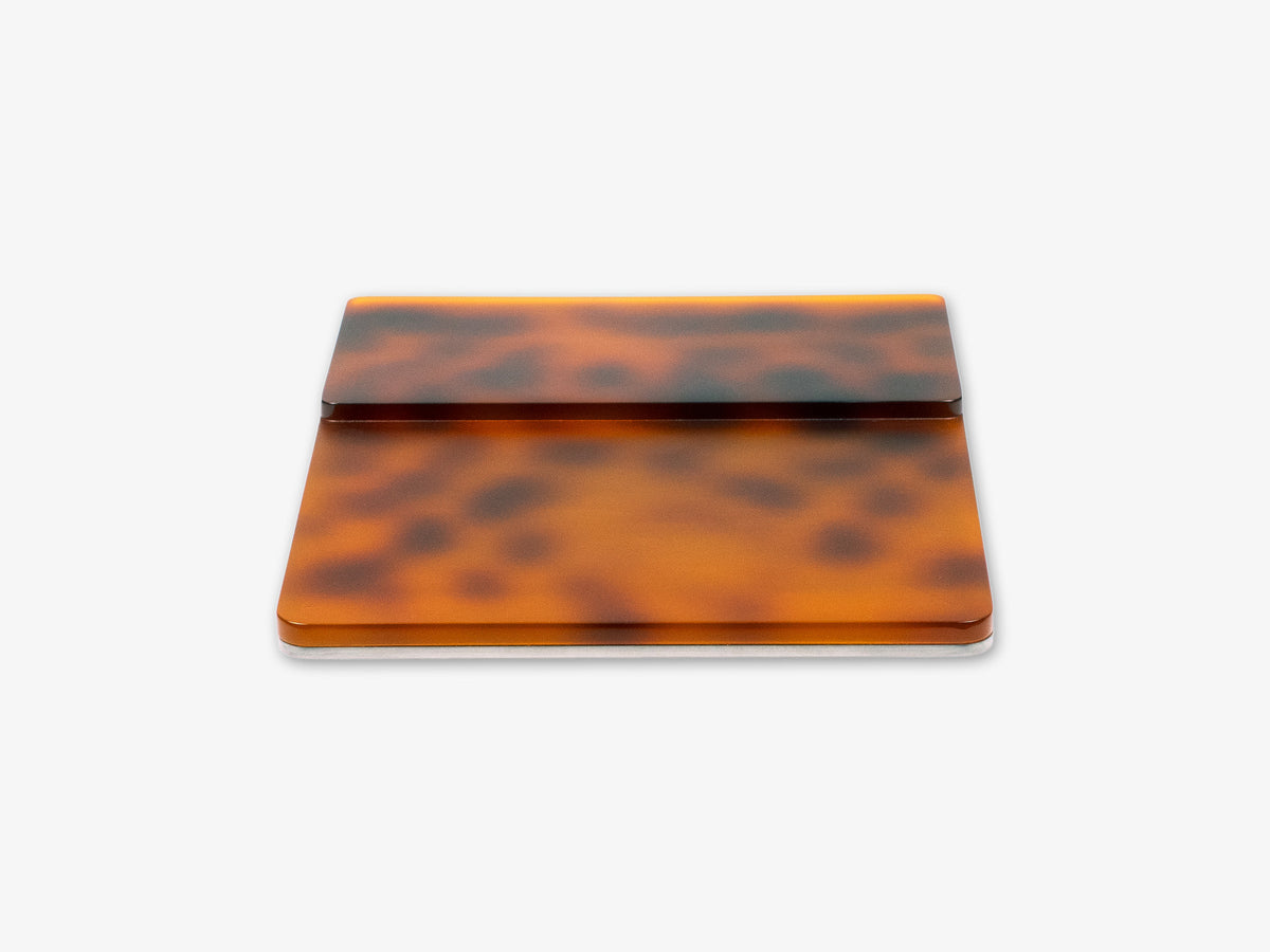 Tortoiseshell Trackpad Tray, tray only, back view