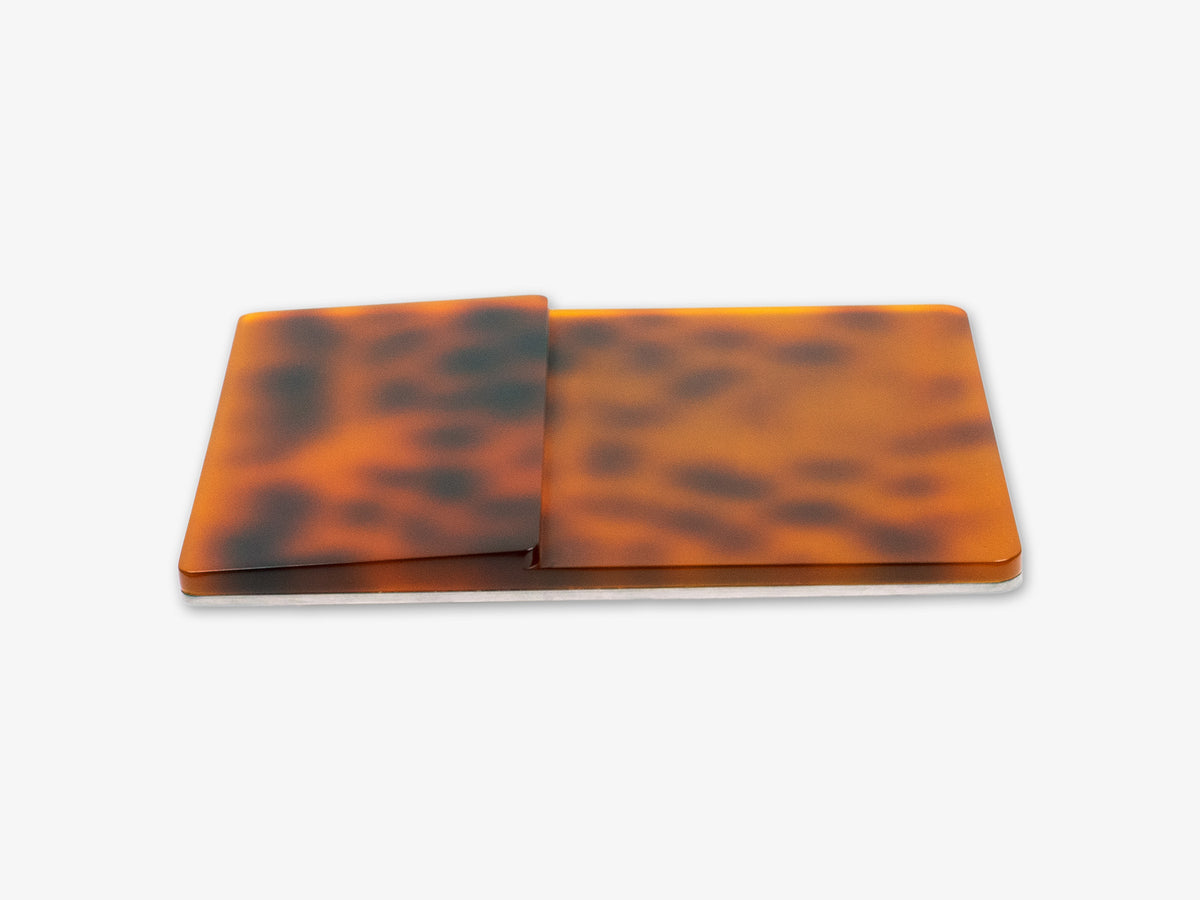 Tortoiseshell Trackpad Tray, tray only, left view
