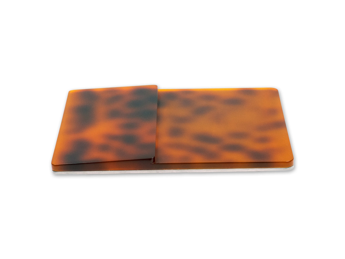 Tortoiseshell Trackpad Tray, tray only, left view