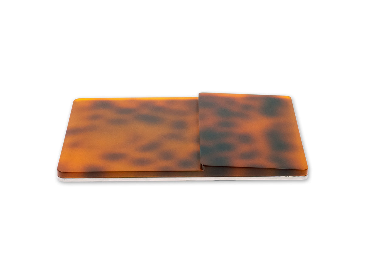Tortoiseshell Trackpad Tray, object only, right view